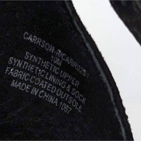 Steve Madden Carrson Sparkly Heels Black Rhinestone Block Sandals 10M - Picture 6 of 9